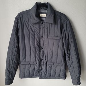 Taylor Stitch Decker Puffer Quilted Nylon Jacket Size 40/Medium Color Grey